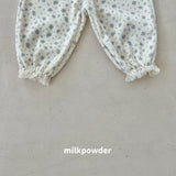 [milk powder] Pudding flower pants