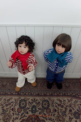 [PALETTE BEIGE] Stripe cardigan
