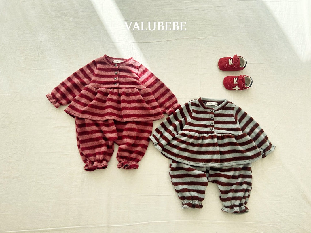 [valubebe] Ruffle skirt suit
