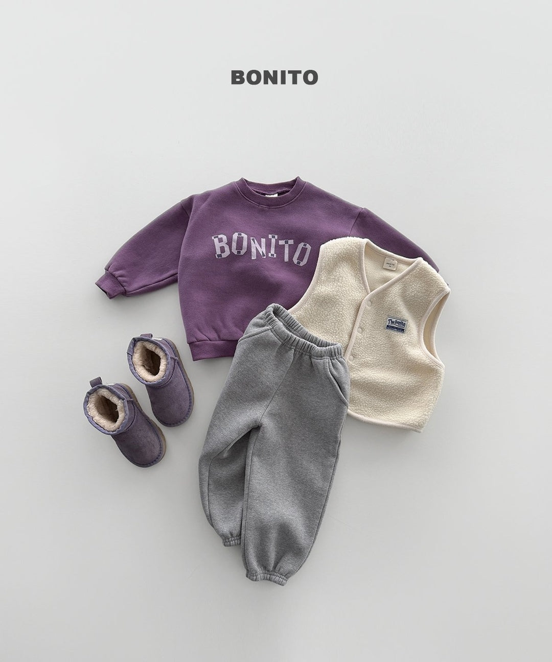 [BONITO] Mongle boa vest