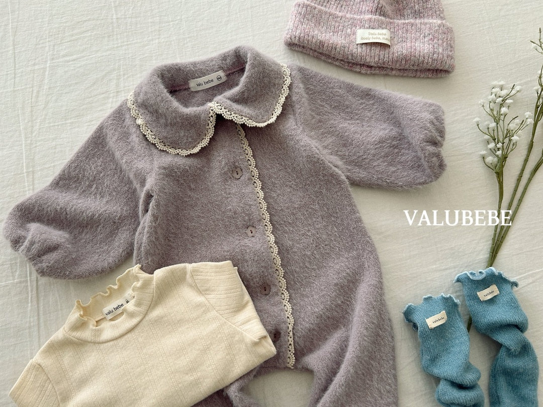 [valubebe] Coco knit footed suit