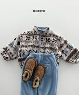 [BONITO] Nordic zip-up jumper
