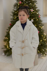 [berryberry] Fluffy toggle coat