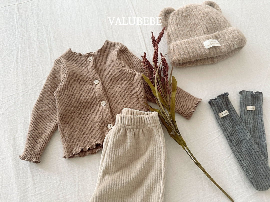 [valubebe] Warm mellow rib socks