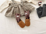 [valubebe] Marv check pleats skirt