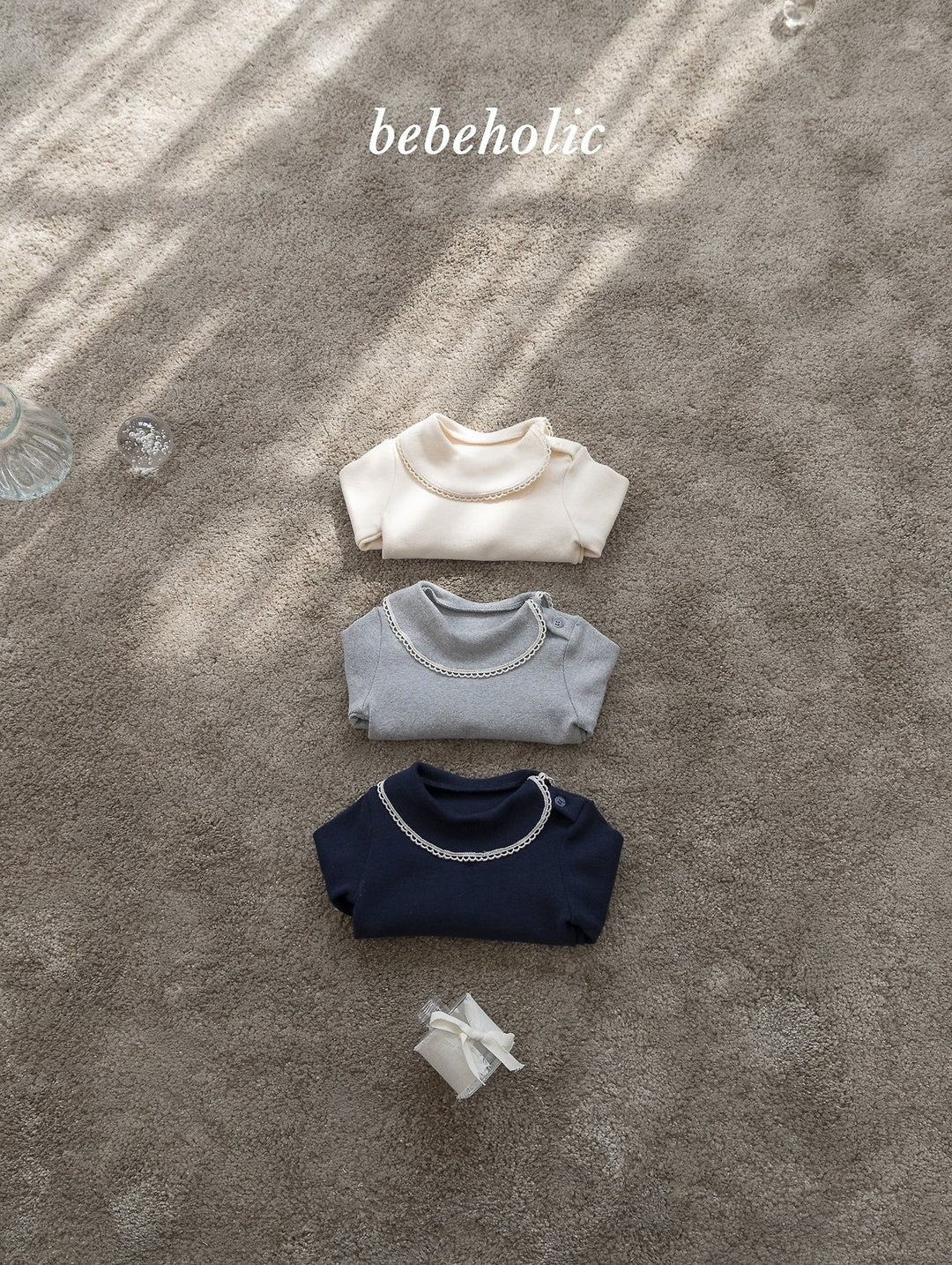 [bebeholic] Quilling collar tee
