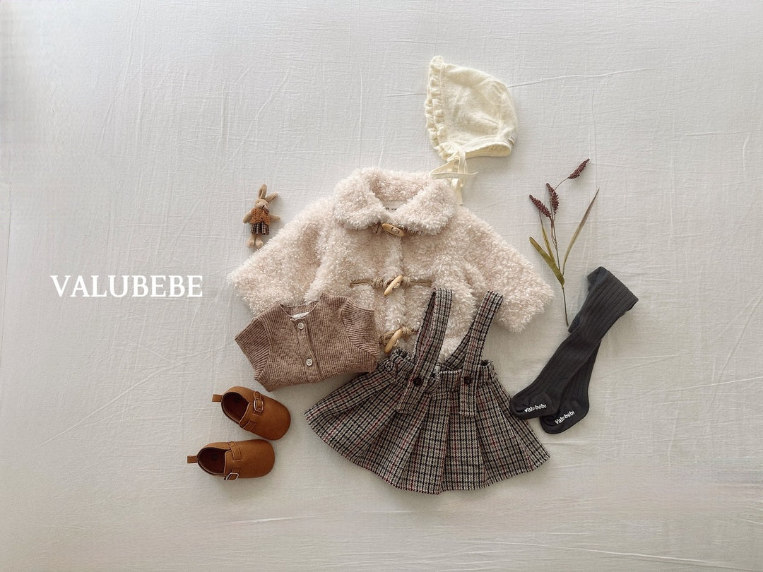 [valubebe] Teddy fur jacket