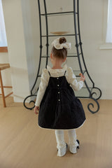 [berryberry] Dot puff lace tee