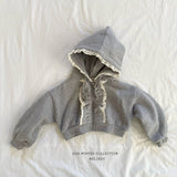 [Melikey] Juju frill hood zip-up