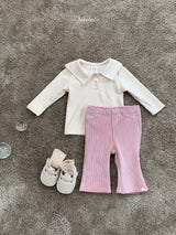 [bebeholic] Basil rib flare pants
