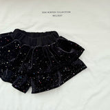 [Melikey] Shining cancan short pants