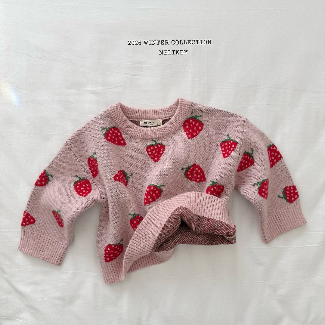 [Melikey] Strawberry knit