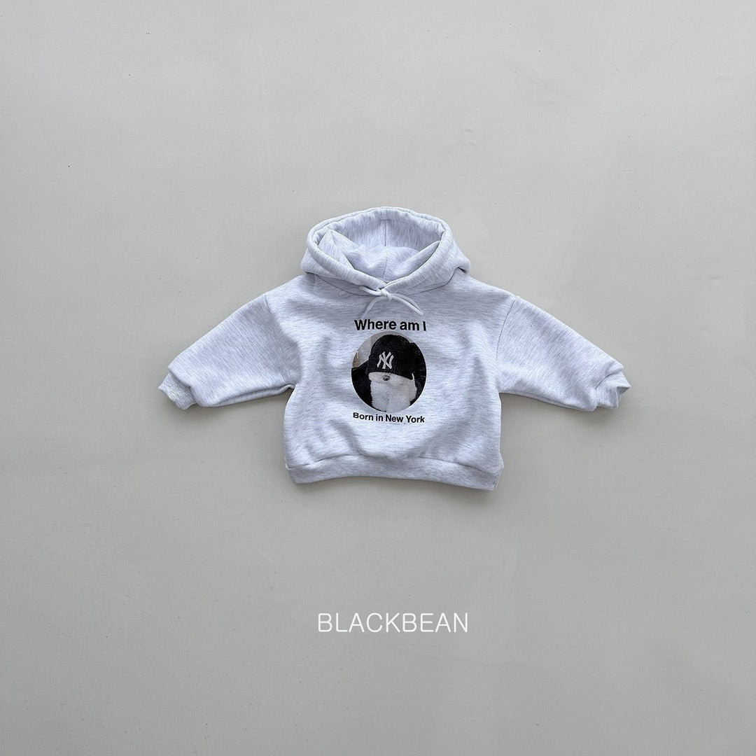 [BLACK BEAN] Beanie hoodie