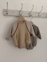 [bebeholic] Scotch raglan rompers