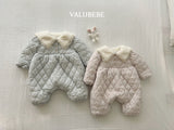 [valubebe] Sherbet flower padding suit