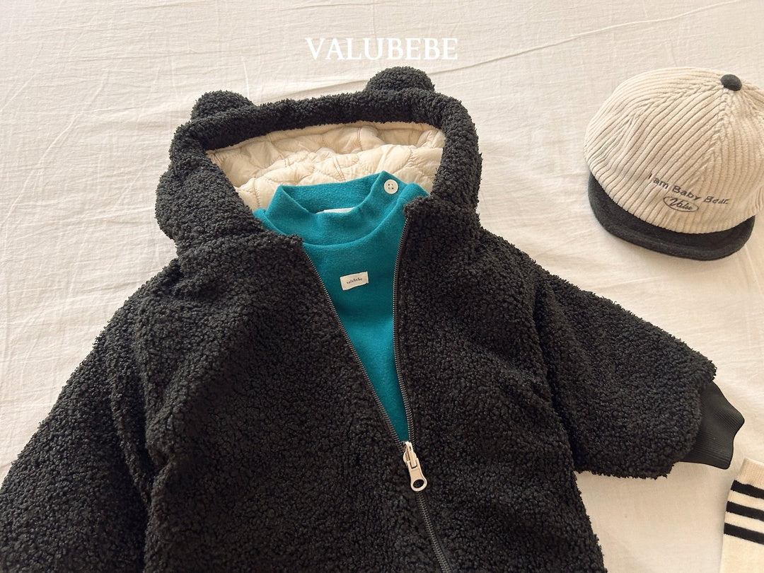 [valubebe] Solid half neck tee