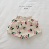[Melikey] Heart flower boa shorts