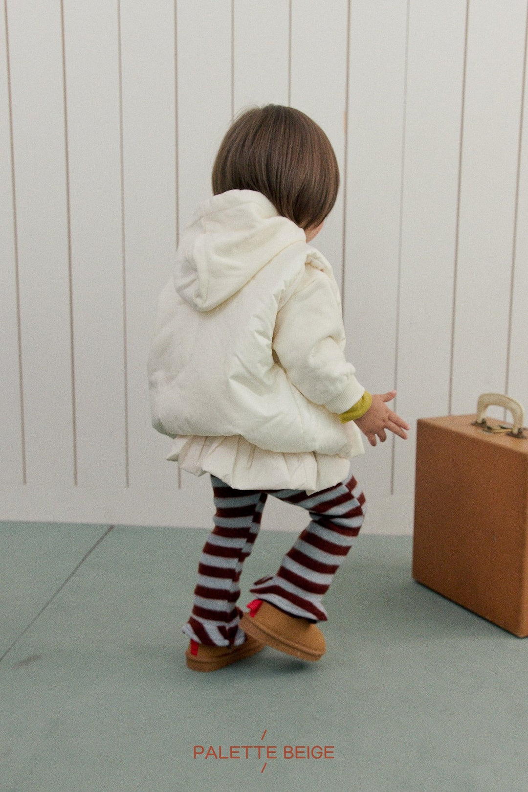 [PALETTE BEIGE] Hole leggings
