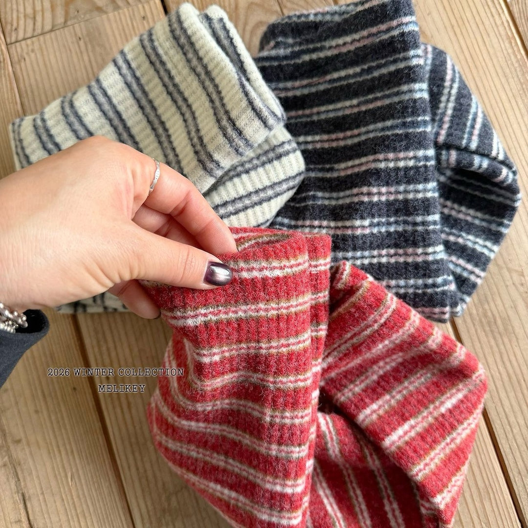 [Melikey] Rudolf stripe leggings