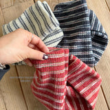 [Melikey] Rudolf stripe leggings