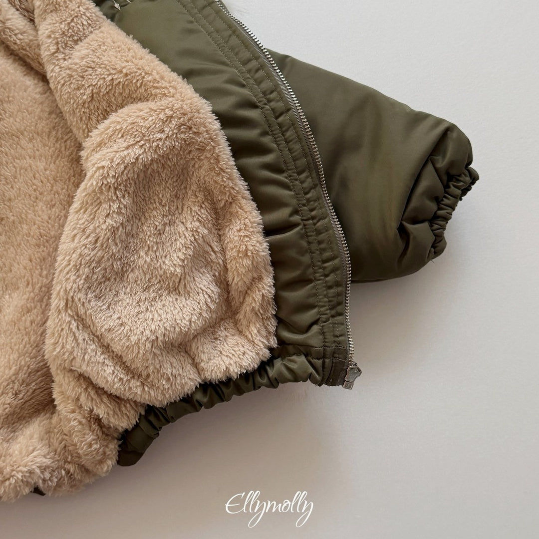 [ELLY MOLLY] Eskimo fur jumper