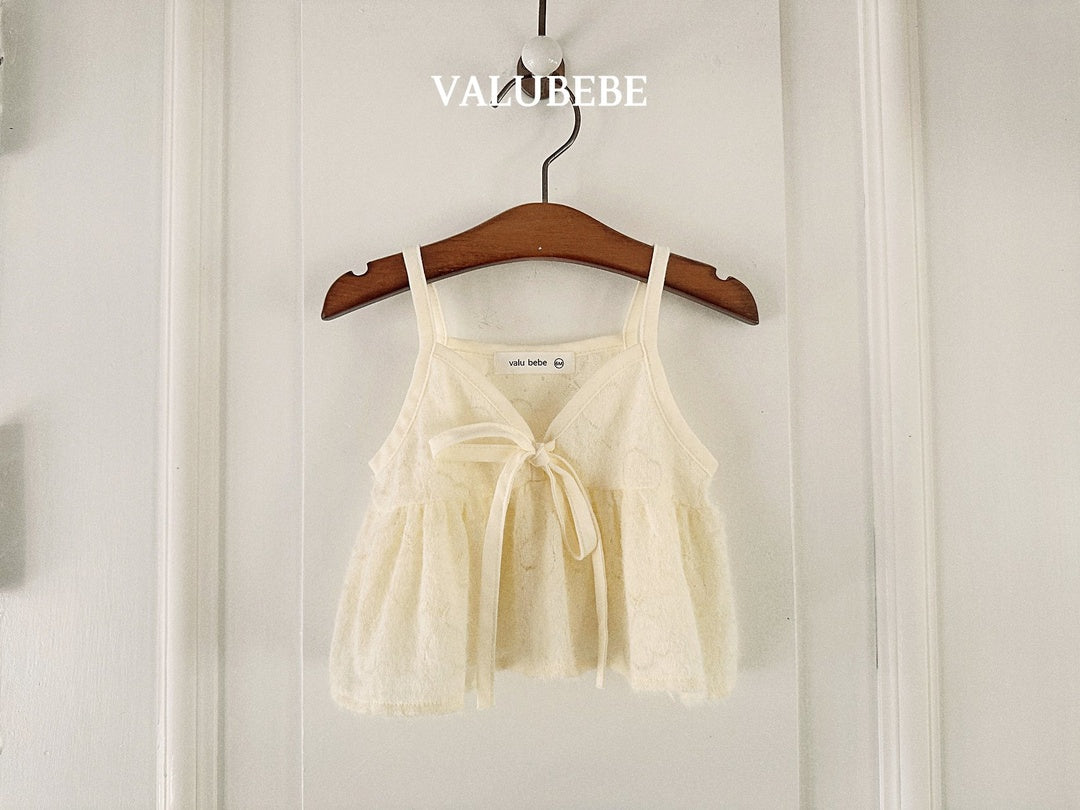 [valubebe] Heart lace bustier