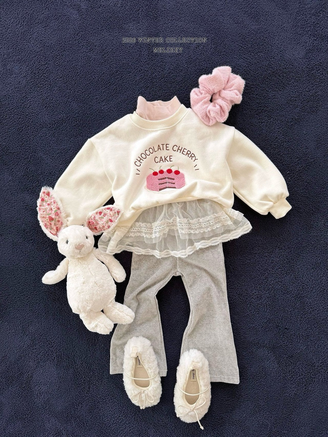 [Melikey] Pompom shasha mellow tee