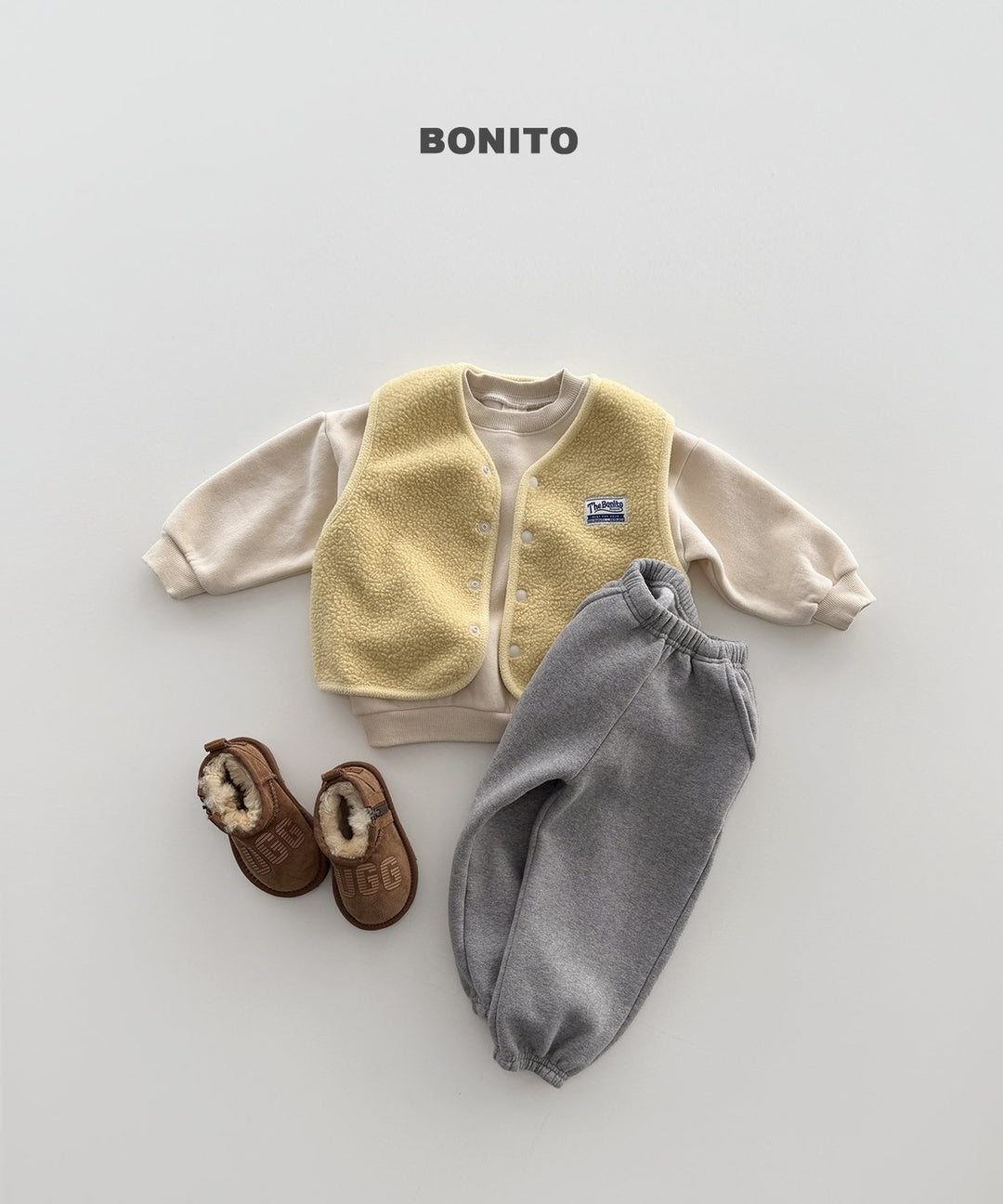 [BONITO] Mongle boa vest