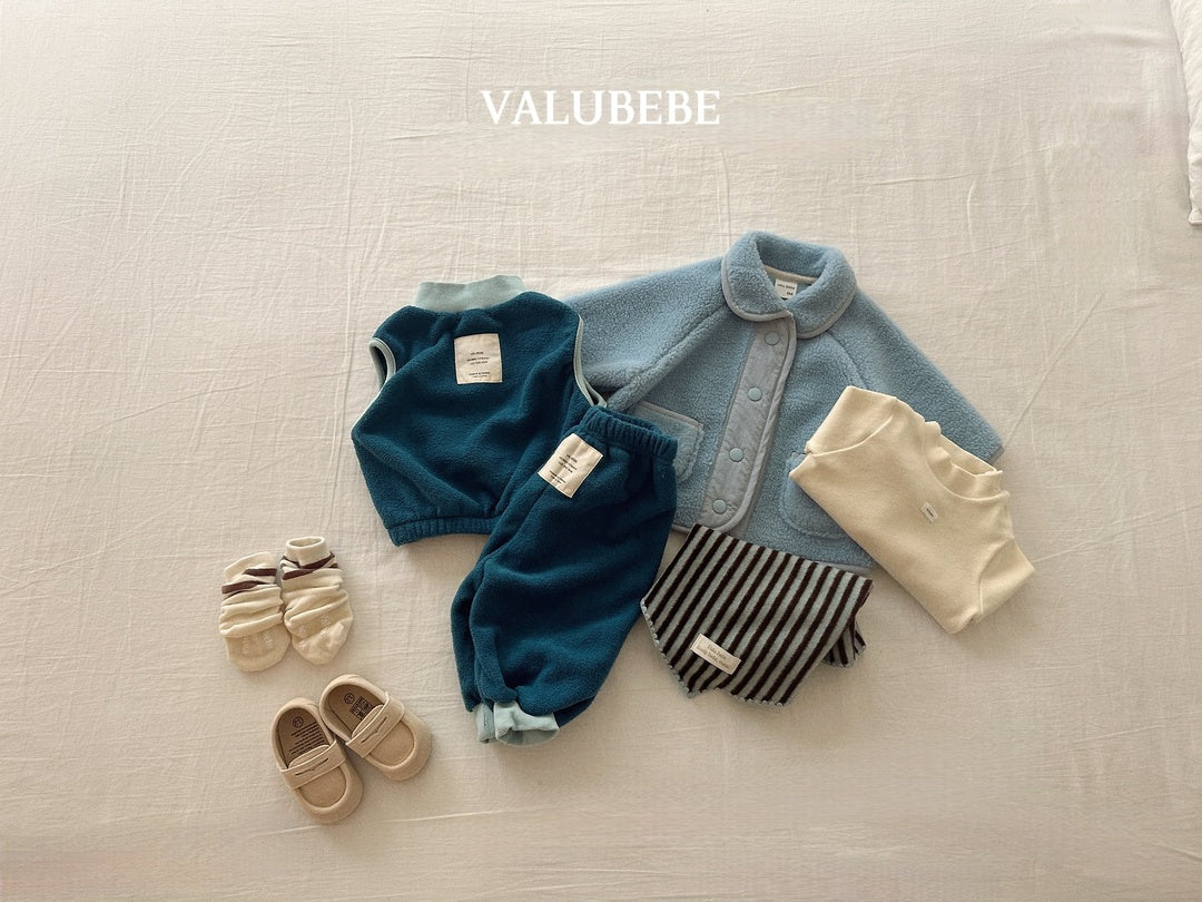 [valubebe] Mild fleece vest