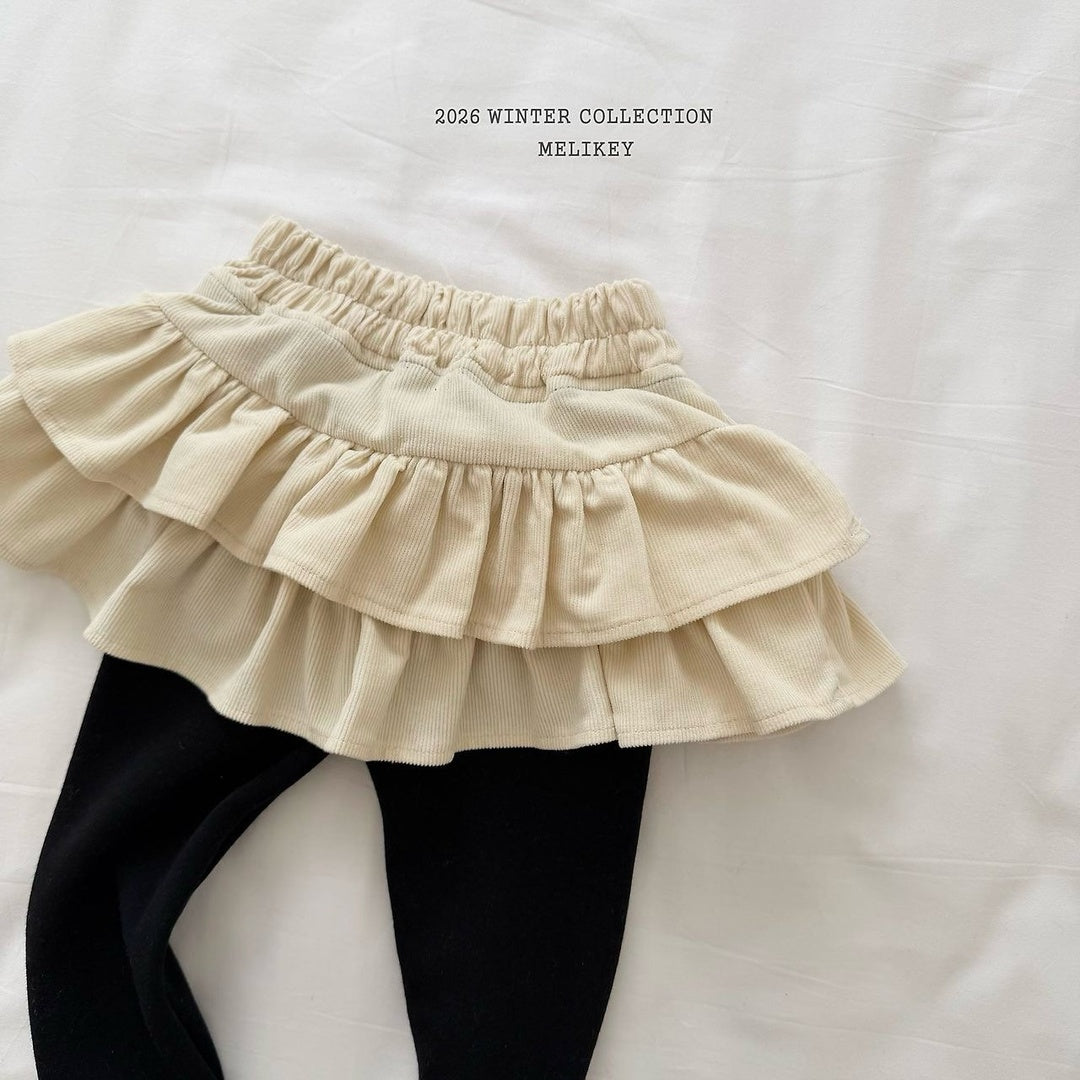 [Melikey] Tutu cancan skirt leggings