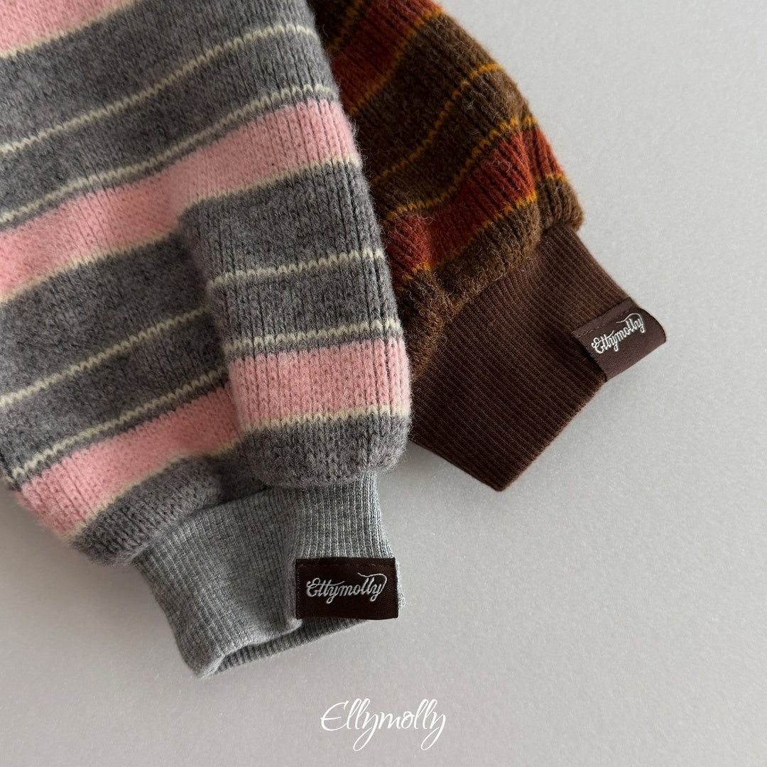 [ELLY MOLLY] Globe knit mtm
