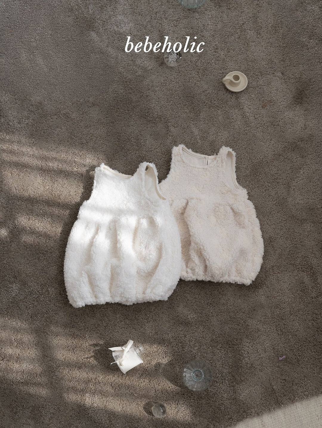 [bebeholic] Balloon rose one-piece