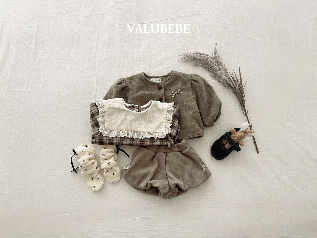 [valubebe] Wool balloon skirt pants
