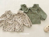 [valubebe] Garnet flower blouse