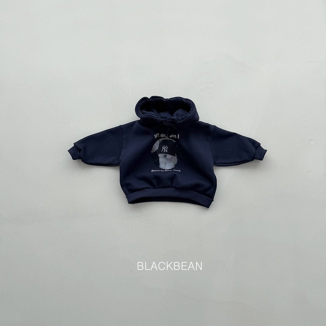 [BLACK BEAN] Beanie hoodie