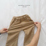 [Melikey] Corduroy heart flare pants