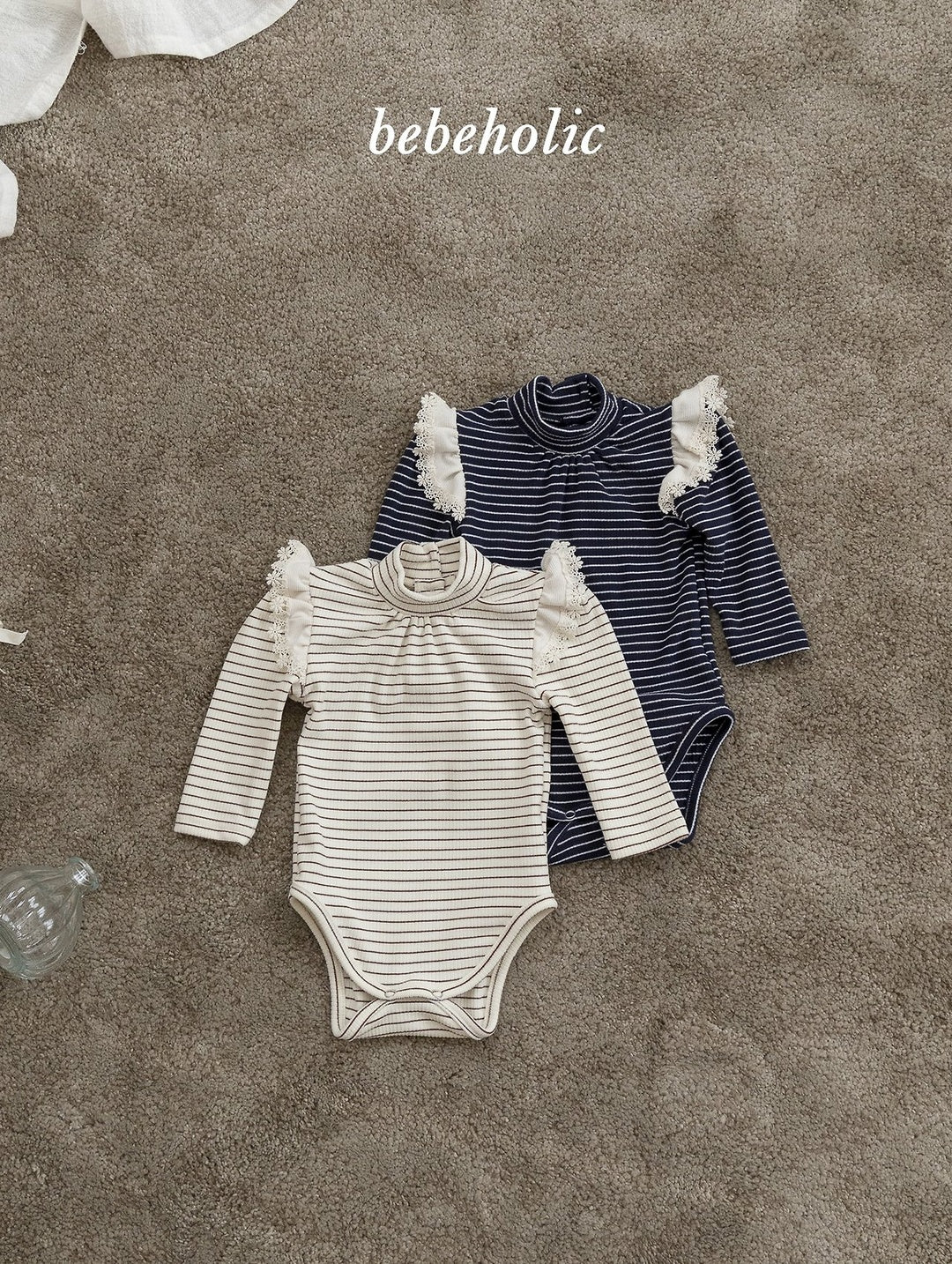 [bebeholic] Ronny stripe wing rompers