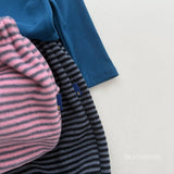 [BLACK BEAN] Churros stripe pants