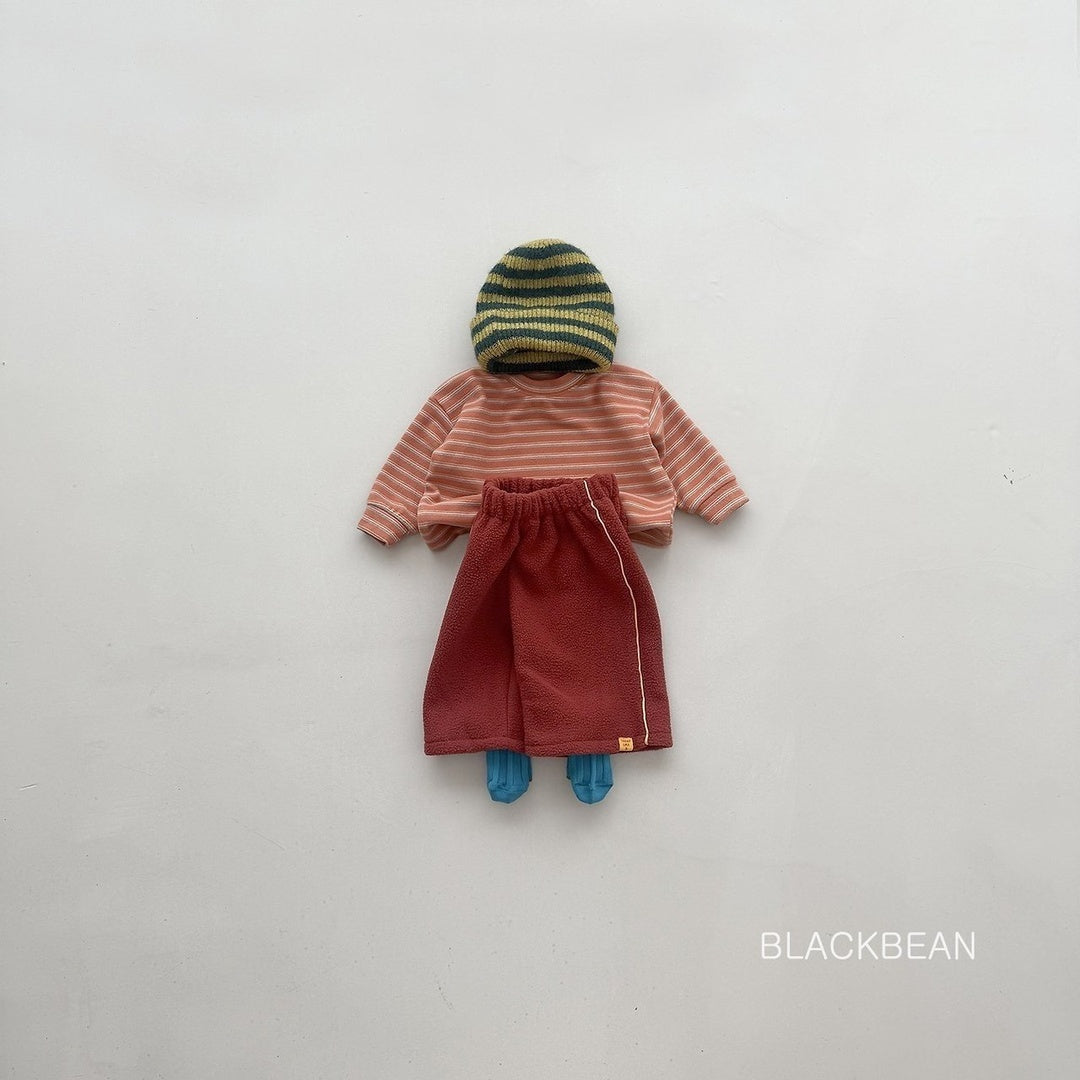 [BLACK BEAN] Post line pants