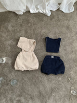 [bebeholic] Pony suspender rompers