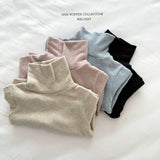 [Melikey] Warm turtleneck tee