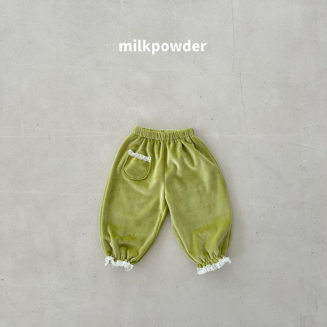 [milk powder] Pudding lace pants