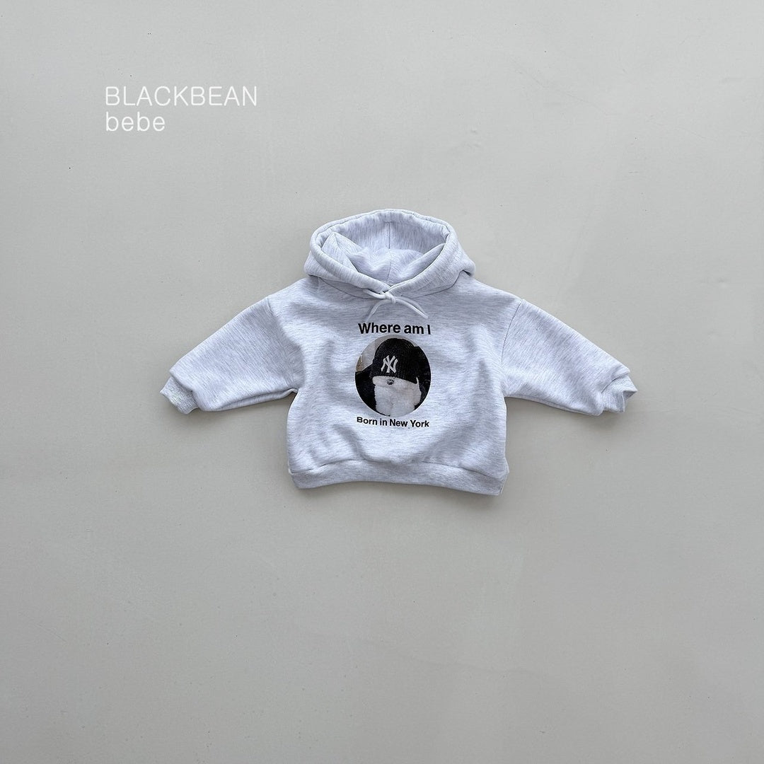[BLACK BEAN] Beanie bebe hoodie