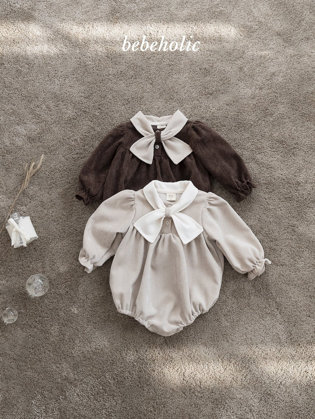 [bebeholic] Berni ribbon rompers