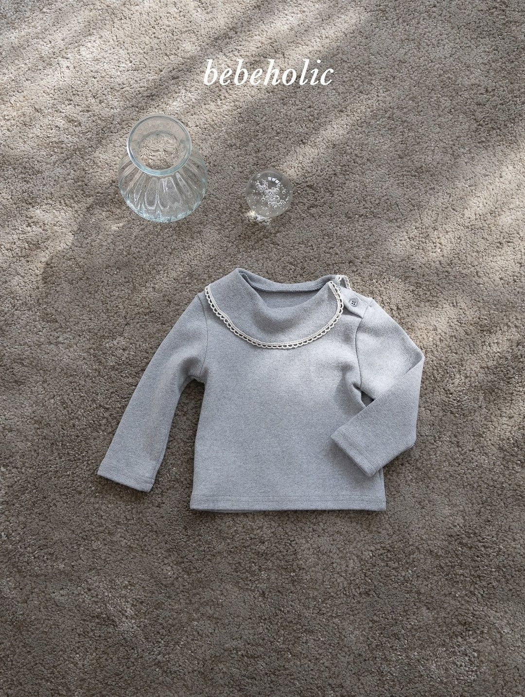 [bebeholic] Quilling collar tee