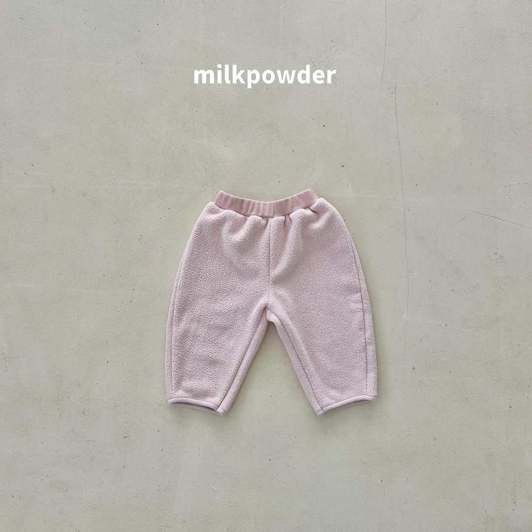 [milk powder] Warm fleece pants