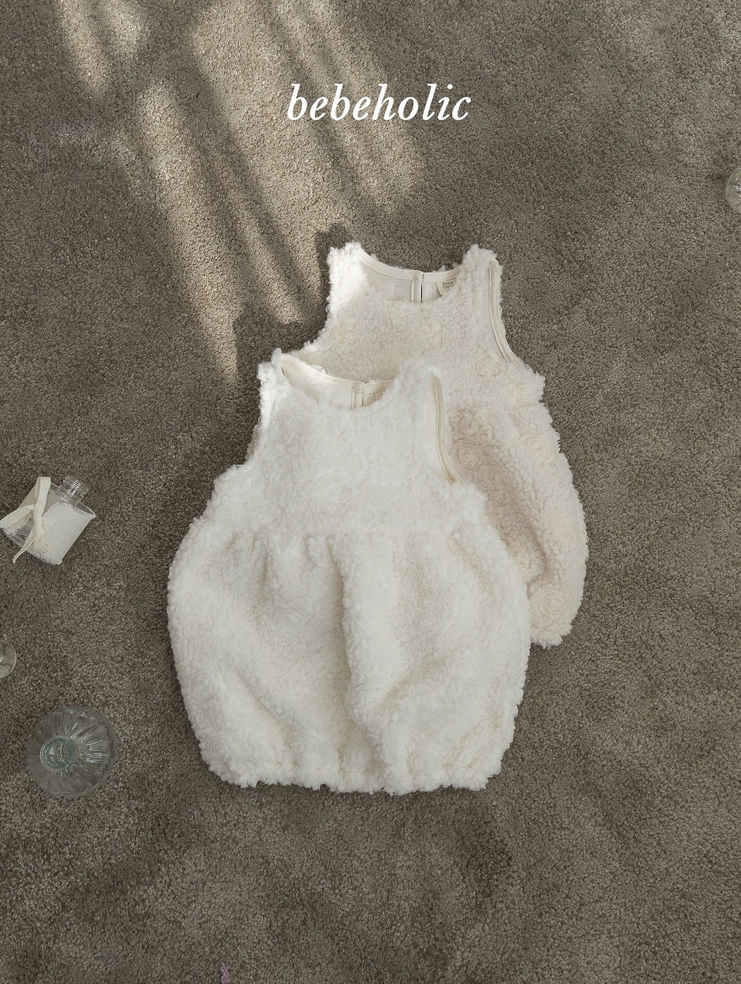 [bebeholic] Balloon rose one-piece