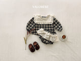 [valubebe] Checked lace bloomer