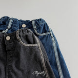[ELLY MOLLY] Line week denim pants