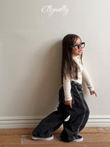 [ELLY MOLLY] Line week denim pants